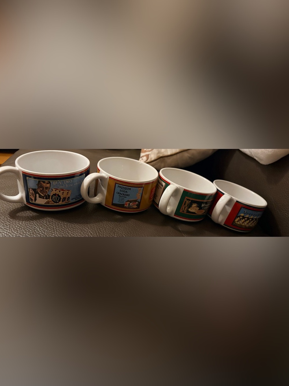 Nabisco Ritz Crackers promotional soup mug 1941 retro